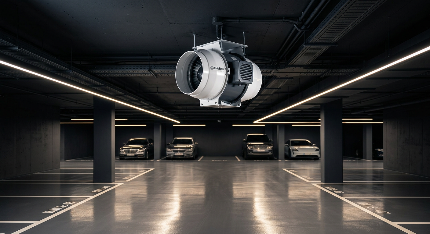 Jet fans vs. dutos convencionais: qual a melhor solução para garagens?